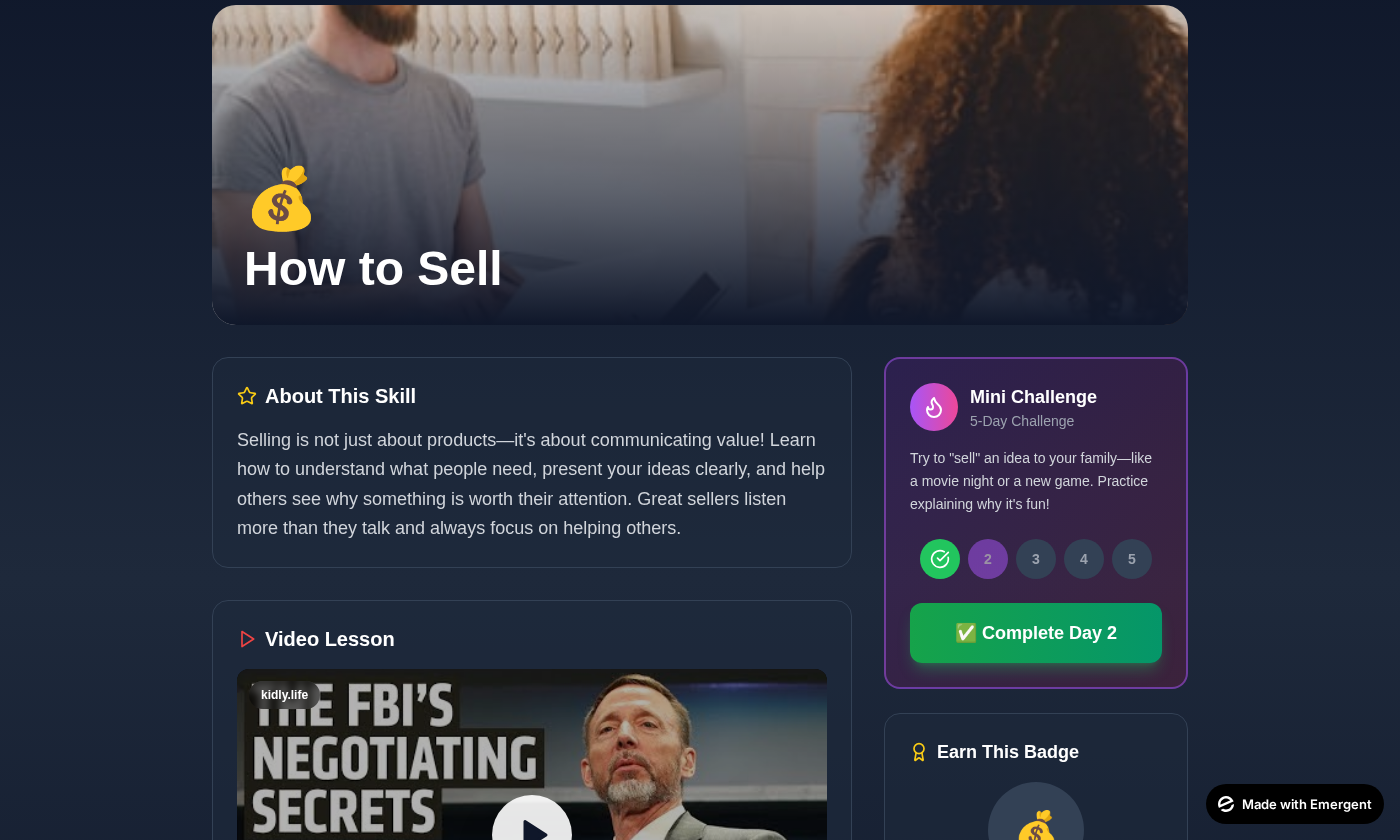 Skill with Video Lesson
